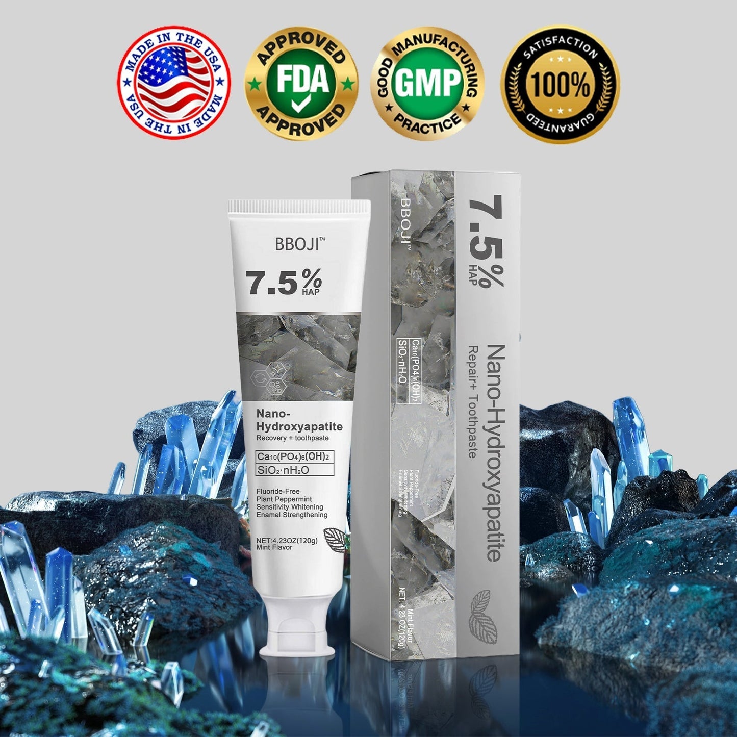Final Day 60% OFF-BBOJI™- Fluoride-Free Hydroxyapatite Toothpaste-